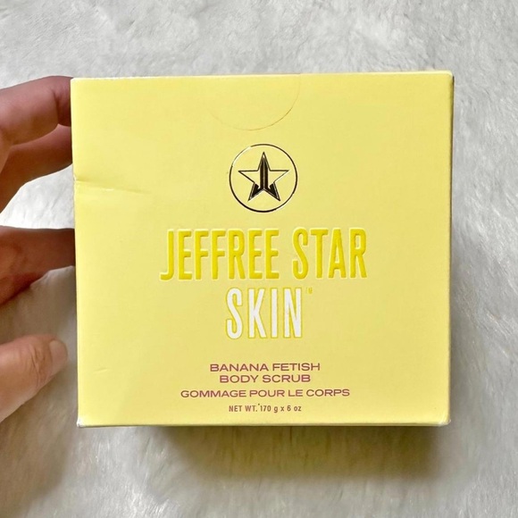 NIB Jeffree Star Skin Limited Edition Banana Fetish Body Scrub Full Size 6oz - Picture 2 of 8